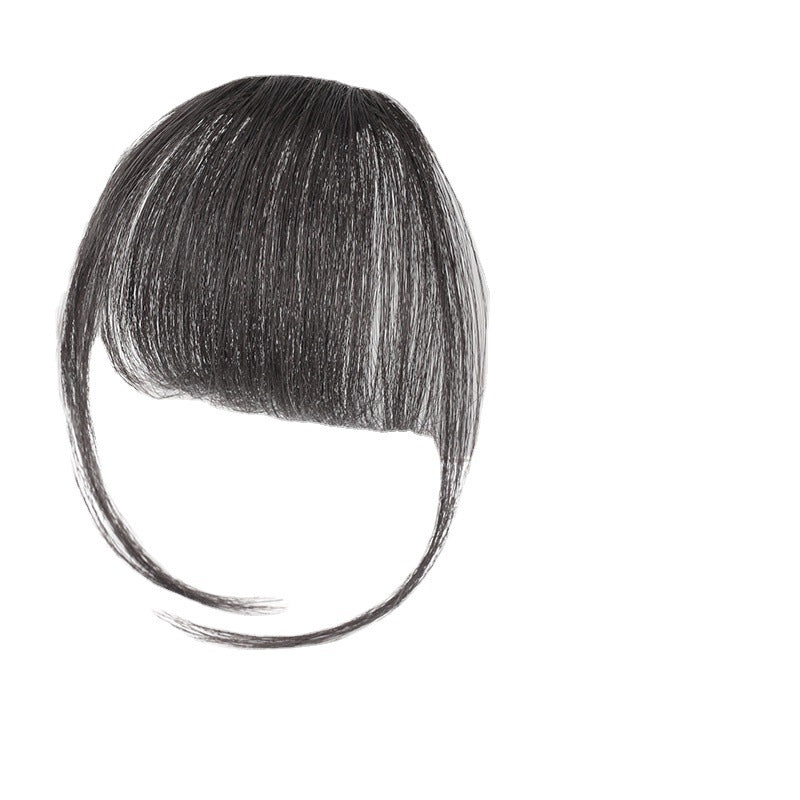 "Discover chic Clip-In Bangs – 3D Fake Bangs for a natural, French-inspired transformation. Available now!" image 3