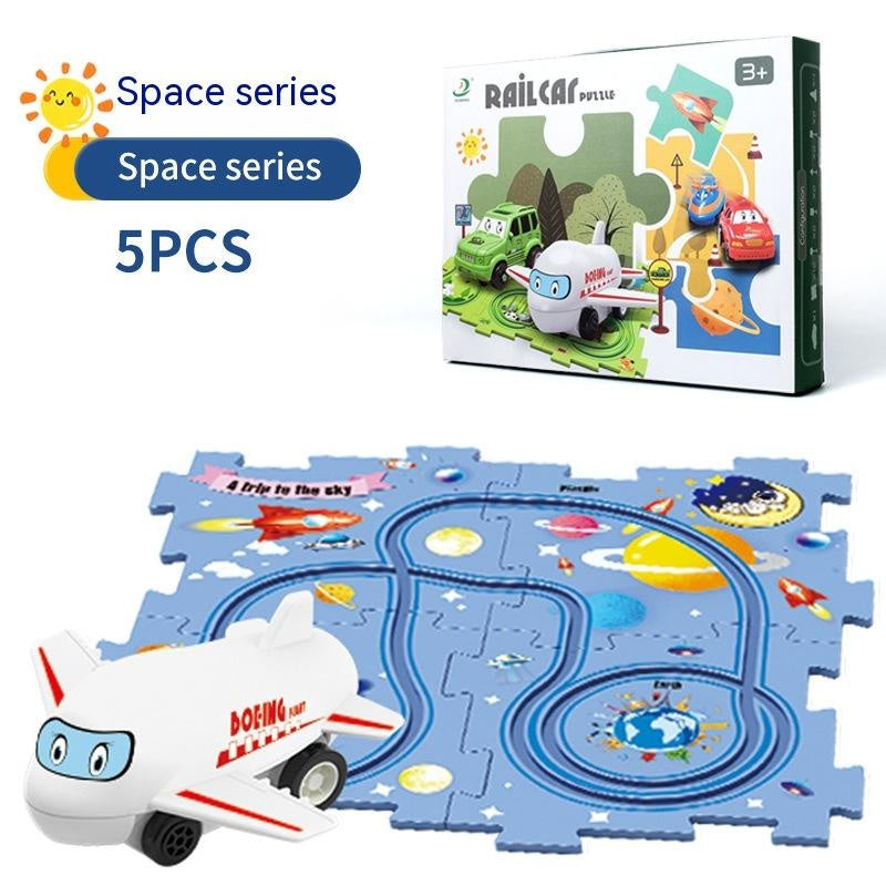 "Endless fun: Puzzle Track Cars for imaginative play. Build, race, and explore creativity effortlessly!" image 5