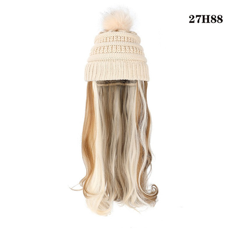 Chic Hat Wigs: Elevate style seamlessly with this versatile fashion fusion .image 5