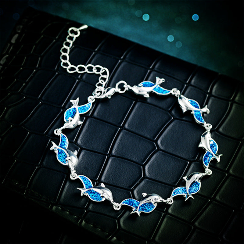 Personality Dolphin Charm Bracelet