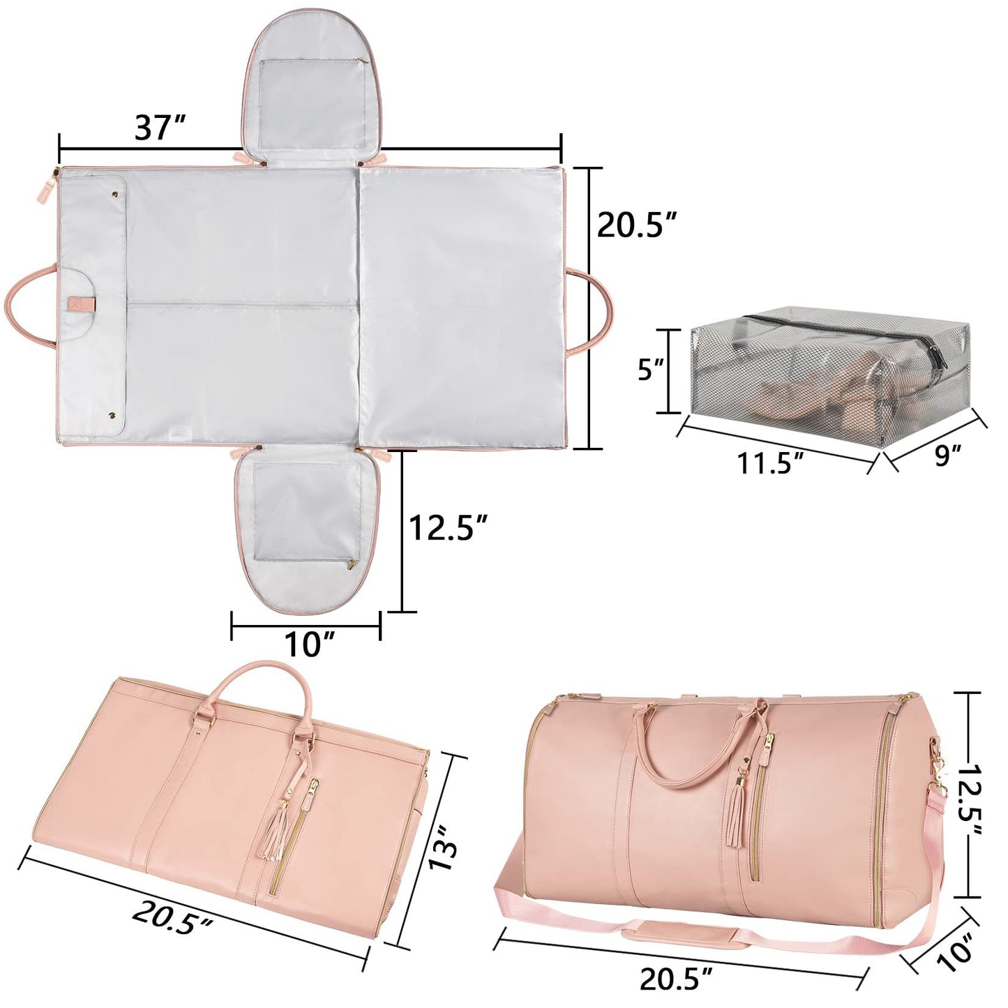 "Effortless travel with our spacious Large Capacity Duffle Bag – your stylish and reliable suitcase solution."