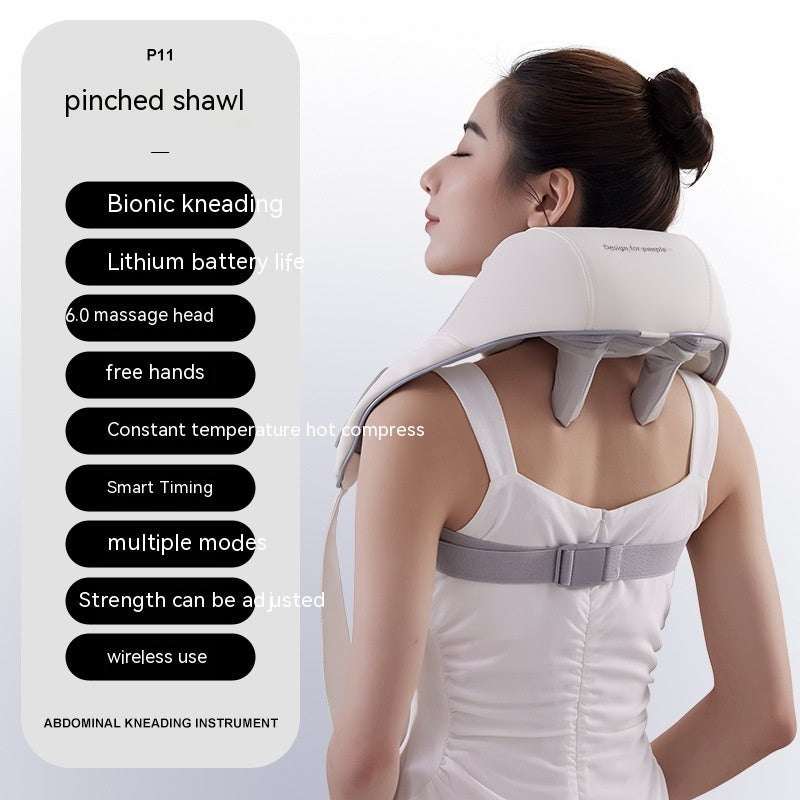 "Experience relaxation with our Electric Neck Massager – Oblique Muscle Clip for soothing shoulder relief." Yuchimagic, image 3
