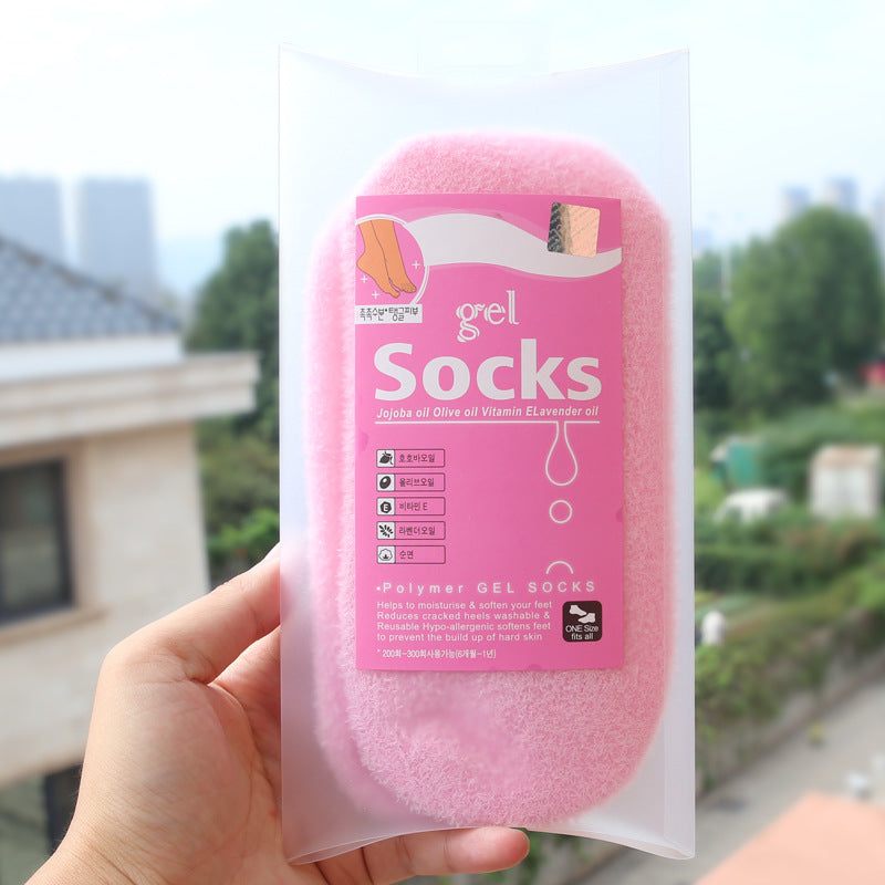 "Revitalize with our Spa Gel Gloves, a soothing foot and hand mask for intense moisturizing." image 6