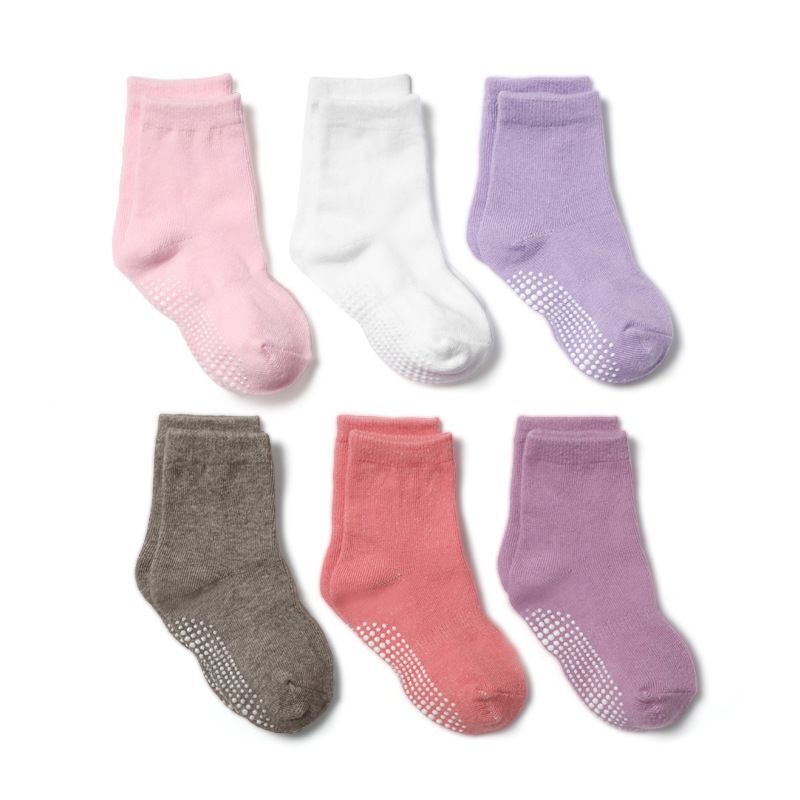 6 Pairs Children's Anti-slip Boat Socks for Boys 1-3 Years