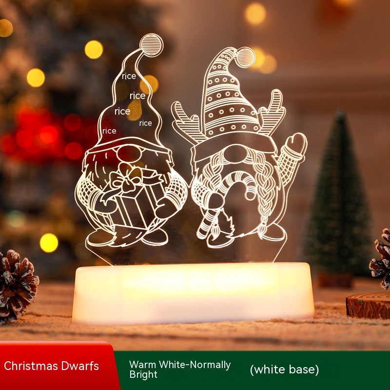Illuminate the season with Christmas Decoration 3D Lamp. Festive LED Night Lights, perfect Christmas ornaments. image 9