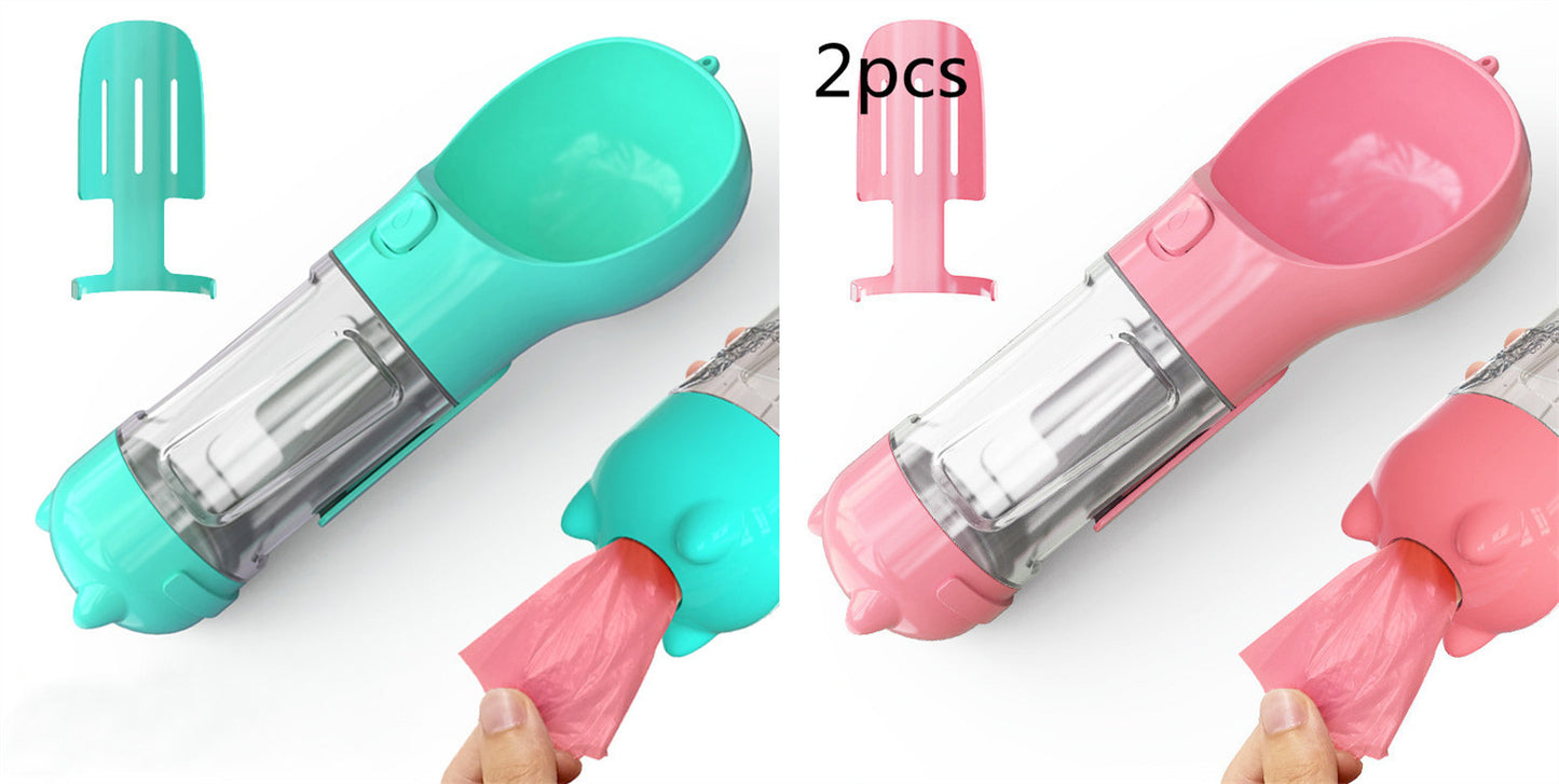 Pet Water Bottle Feeder Bowl Garbage