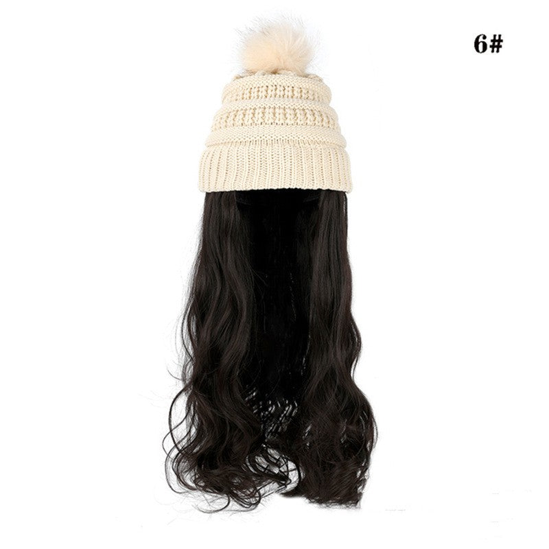 Chic Hat Wigs: Elevate style seamlessly with this versatile fashion fusion .image 8