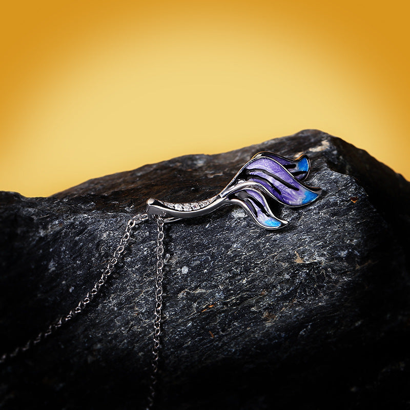Beautiful Flower Shape Plant Necklace