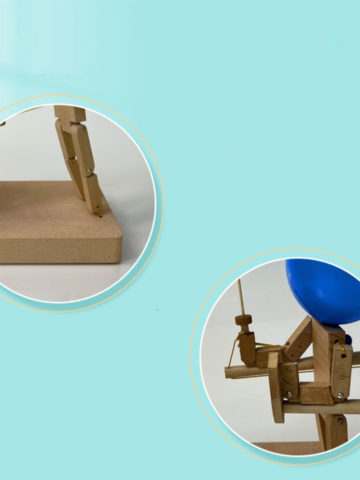 "Experience intense fun with our Wooden Bots Battle, a 2-player Pop The Balloon Fight Game."