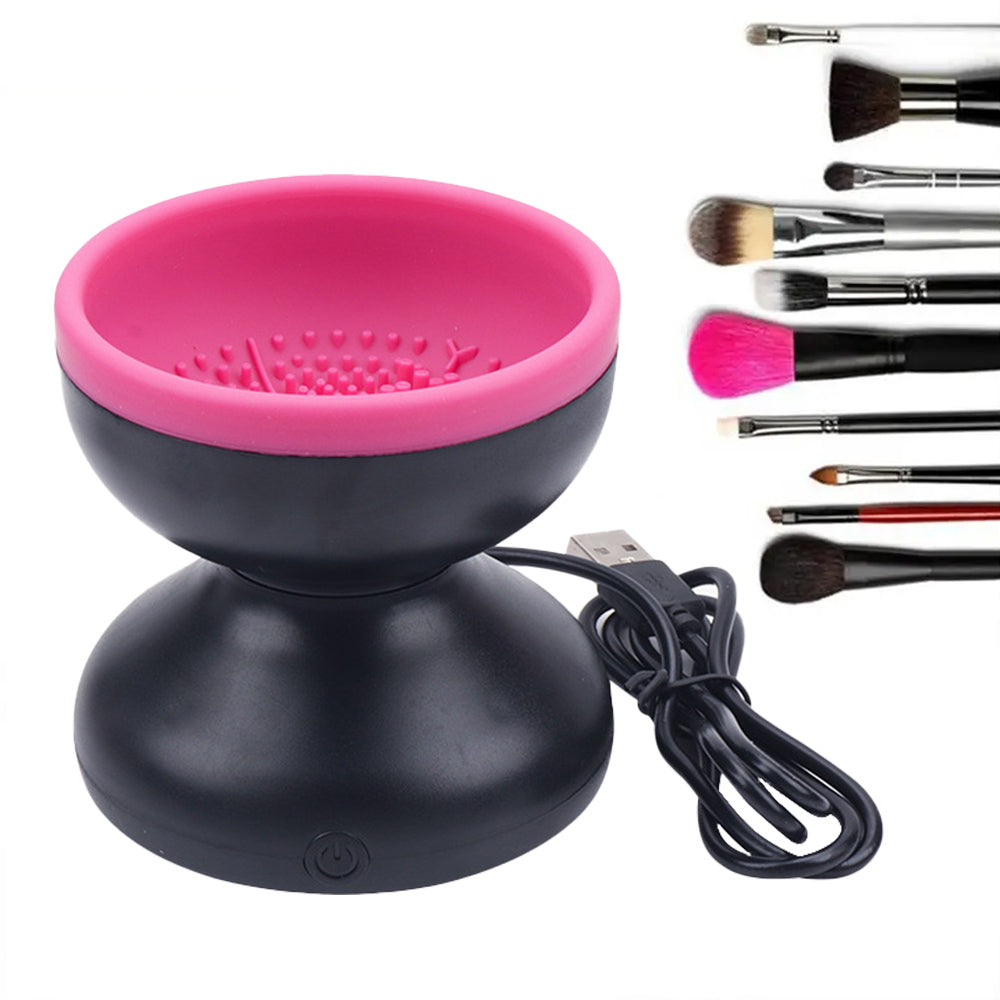 "Effortless beauty: Electric Makeup Brush Cleaner Machine for quick, hygienic, and flawless brush maintenance." Yuchimagic ,image 3