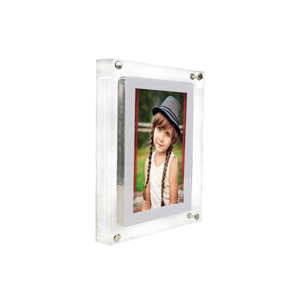 "Elevate memories with our Acrylic Digital Photo Video Frame – modern elegance for cherished moments."