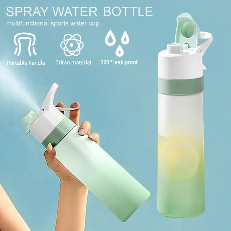 "Best Leak Proof Travel Bottles - Spray Water Bottle for Girls, perfect for outdoor sports and fitness."