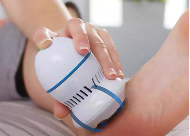 "Revitalize your feet with our Electric Foot Grinder – a sleek solution for silky-smooth soles."