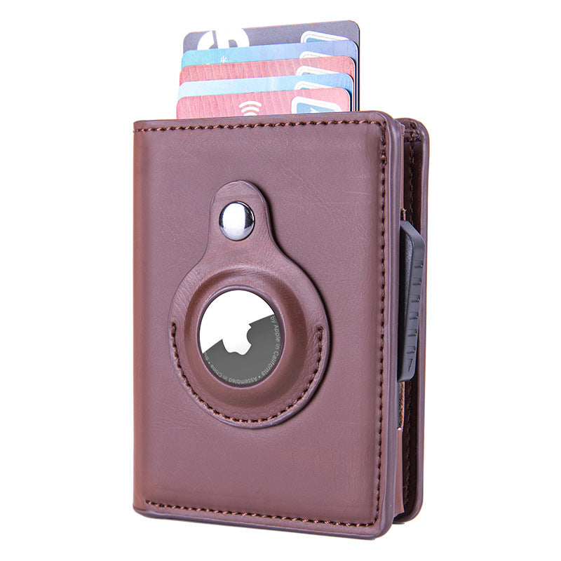 Compact RFID Men's Wallets with Air Tag slot—stylish, secure, and crafted from premium leather. Upgrade today! image10