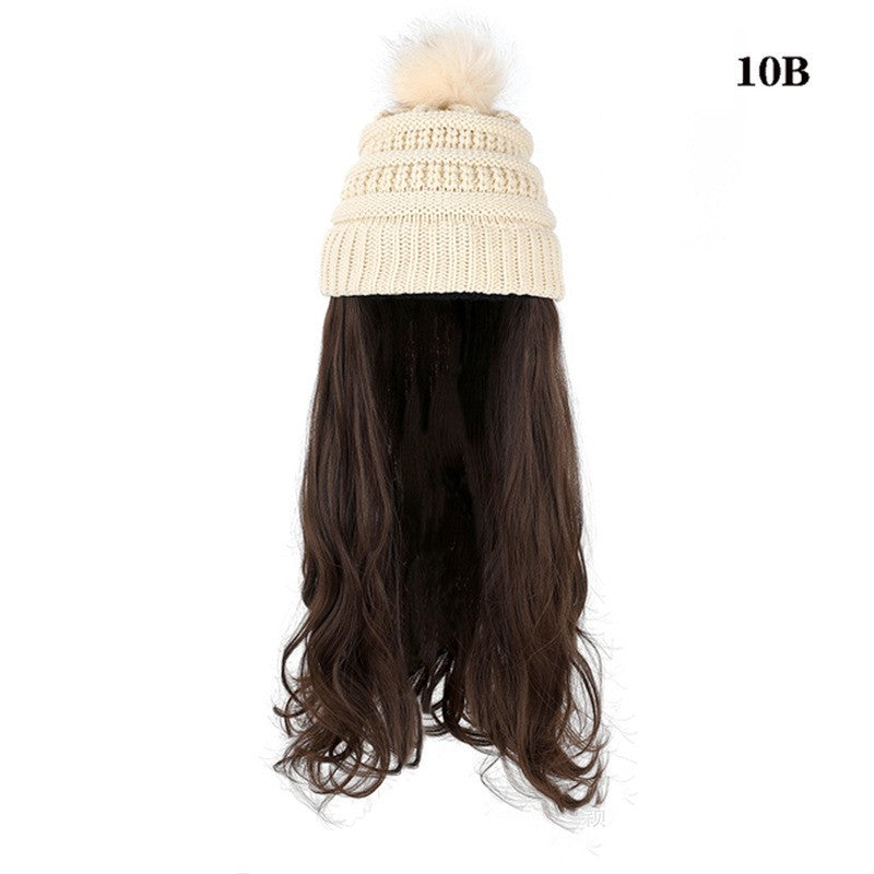 Chic Hat Wigs: Elevate style seamlessly with this versatile fashion fusion .image 4