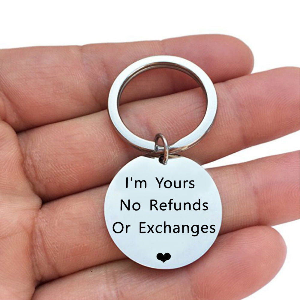 Stainless Steel Keychain Valentine Day Gift