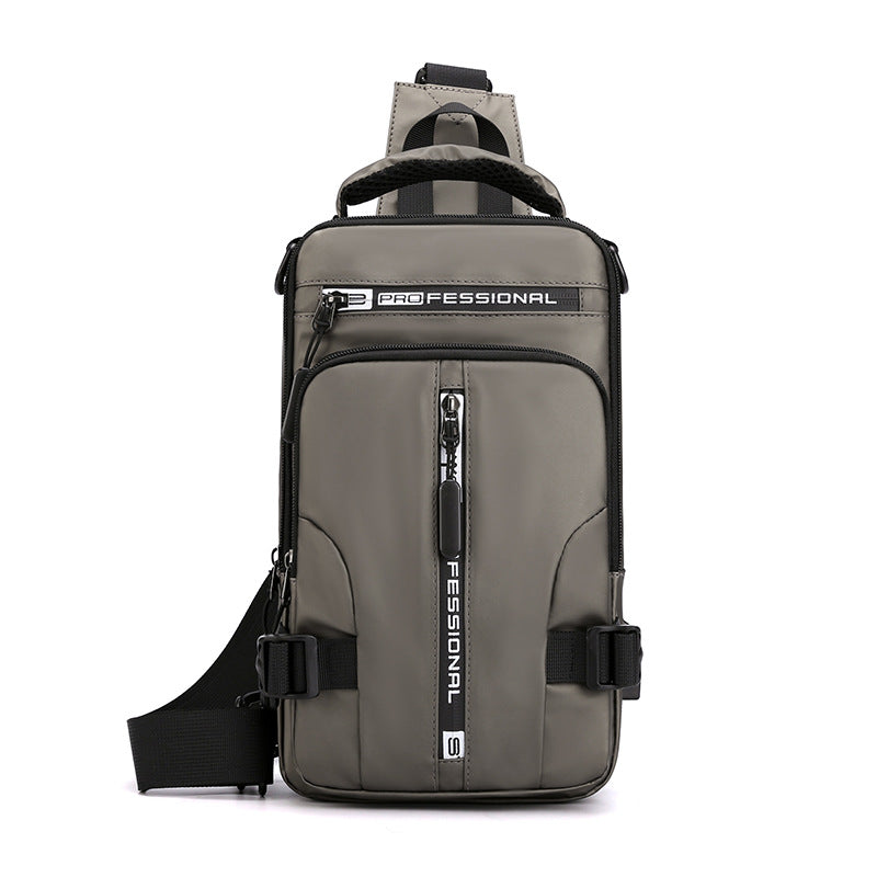 "Multifunctional Crossbody Bag Backpack: Stylish and practical accessory for men on-the-go."