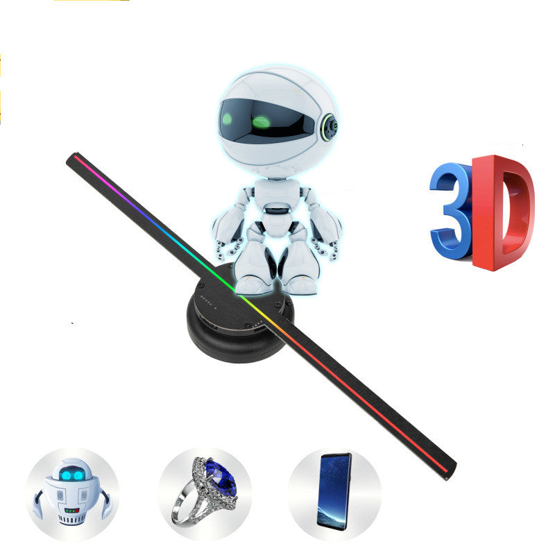 "Shop our store for the mesmerizing 3D Hologram Fan Projector – immersive, eye-catching holographic experience."