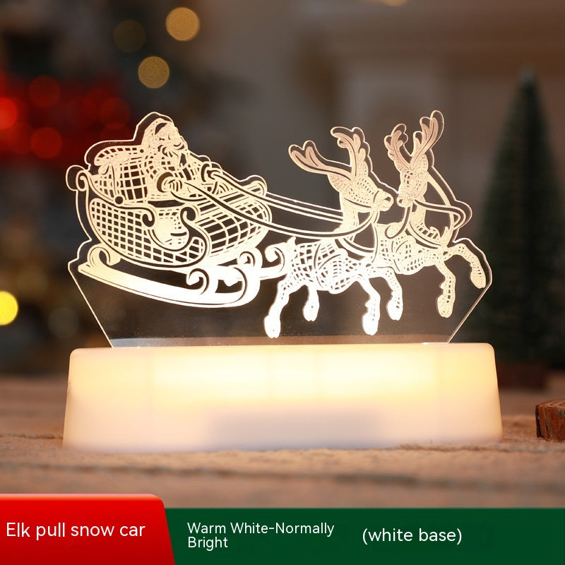 Illuminate the season with Christmas Decoration 3D Lamp. Festive LED Night Lights, perfect Christmas ornaments. image 7