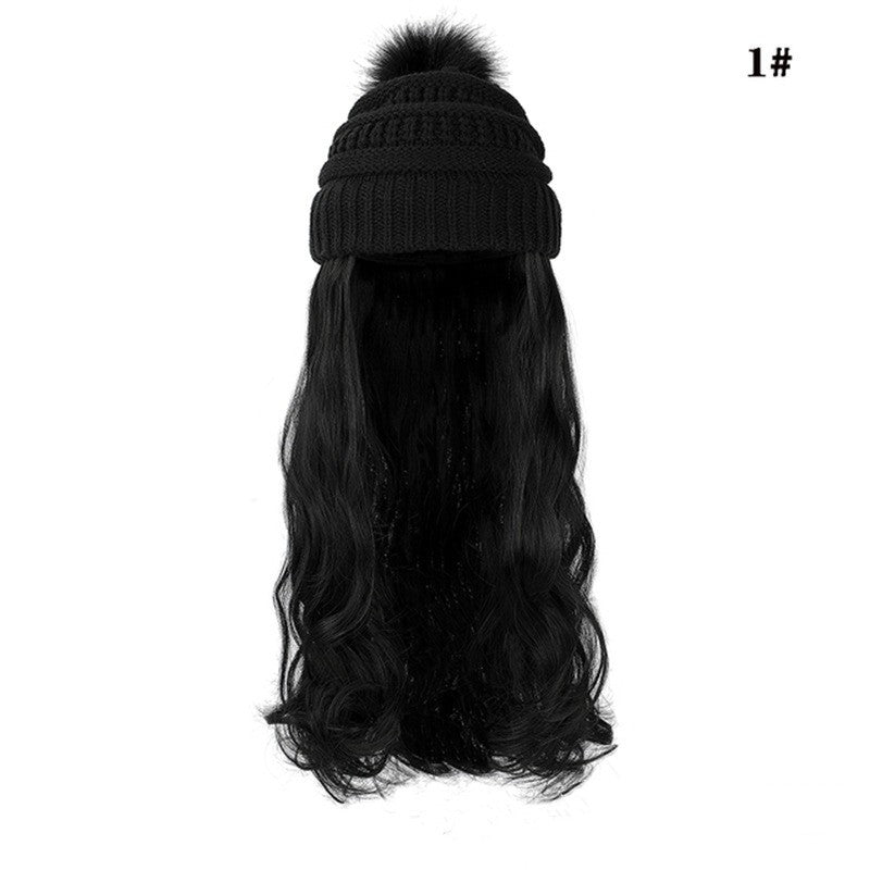 Chic Hat Wigs: Elevate style seamlessly with this versatile fashion fusion .image 11