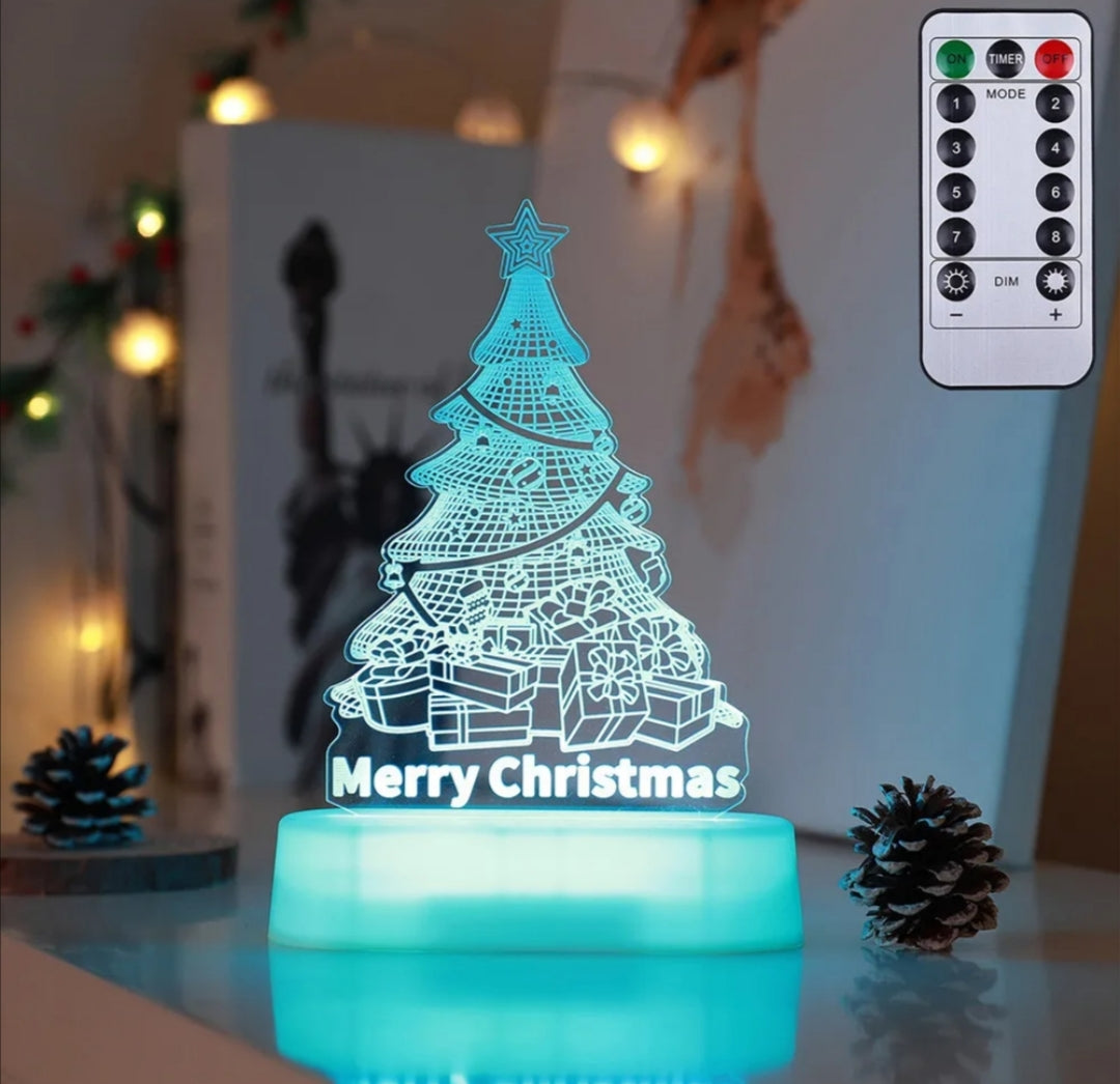 Illuminate the season with Christmas Decoration 3D Lamp. Festive LED Night Lights, perfect Christmas ornaments. image 11