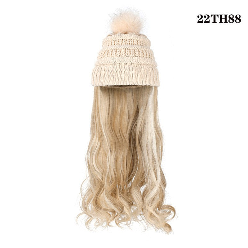 Chic Hat Wigs: Elevate style seamlessly with this versatile fashion fusion .image 3
