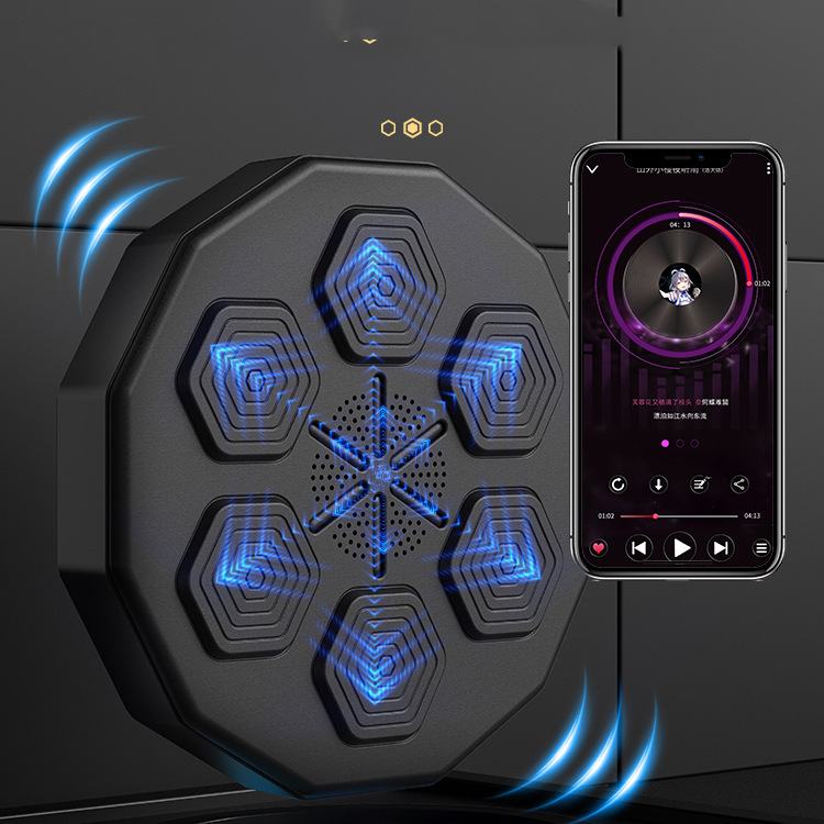 "Yuchimagic's Wall-Mounted Music Boxing Machine: Elevate training with intelligent workouts and dynamic music integration."