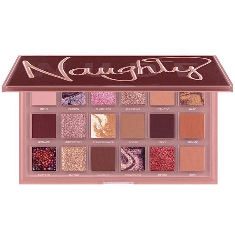"Dazzle with our 18 Color Matte Bead Lazy Eye Shadow Palette – endless eyeshadow possibilities!"