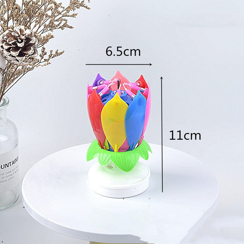 "Elevate celebrations with our Spinning Musical Birthday Candle - a magical centerpiece for joyous occasions!"