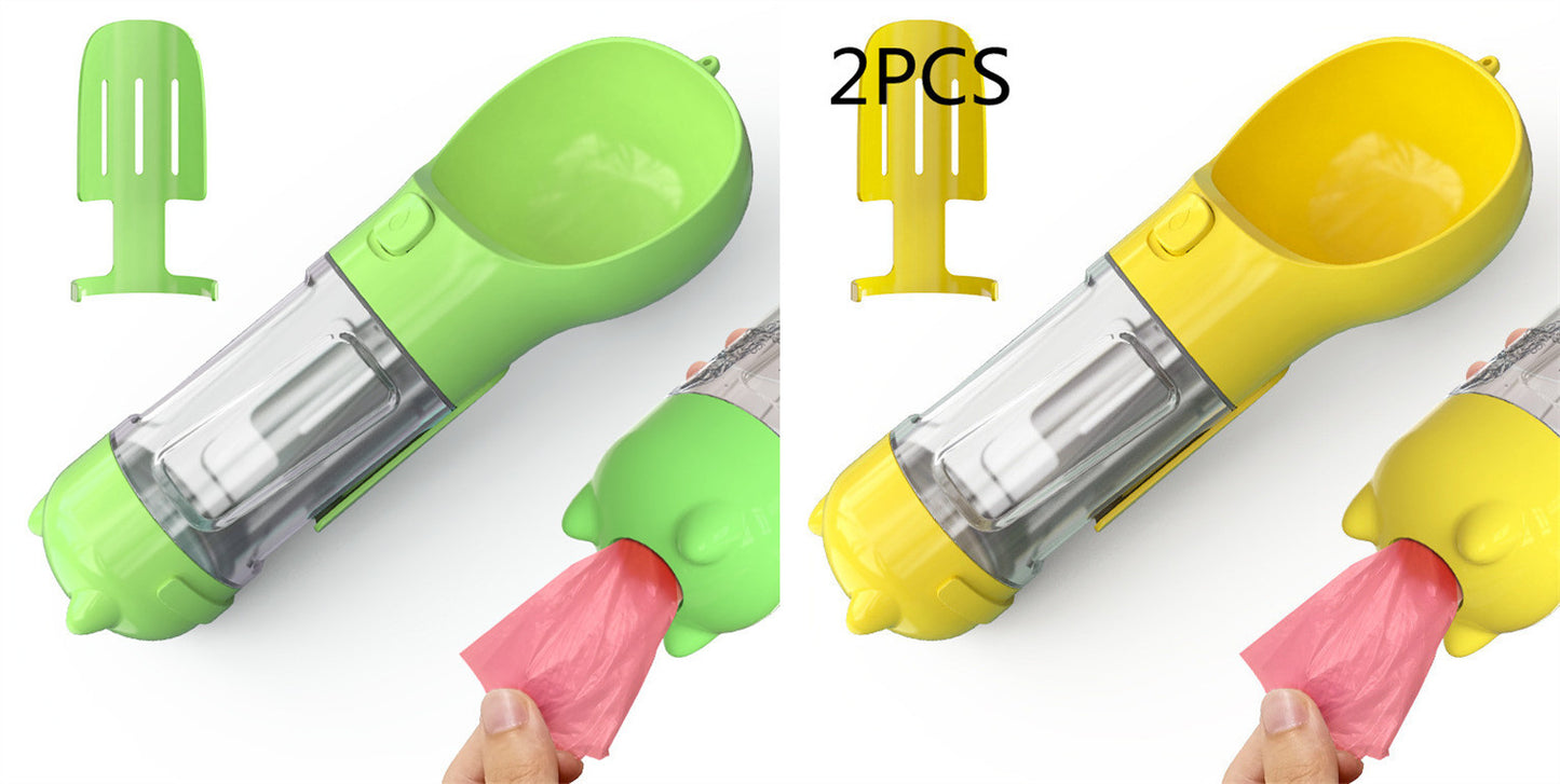 Pet Water Bottle Feeder Bowl Garbage