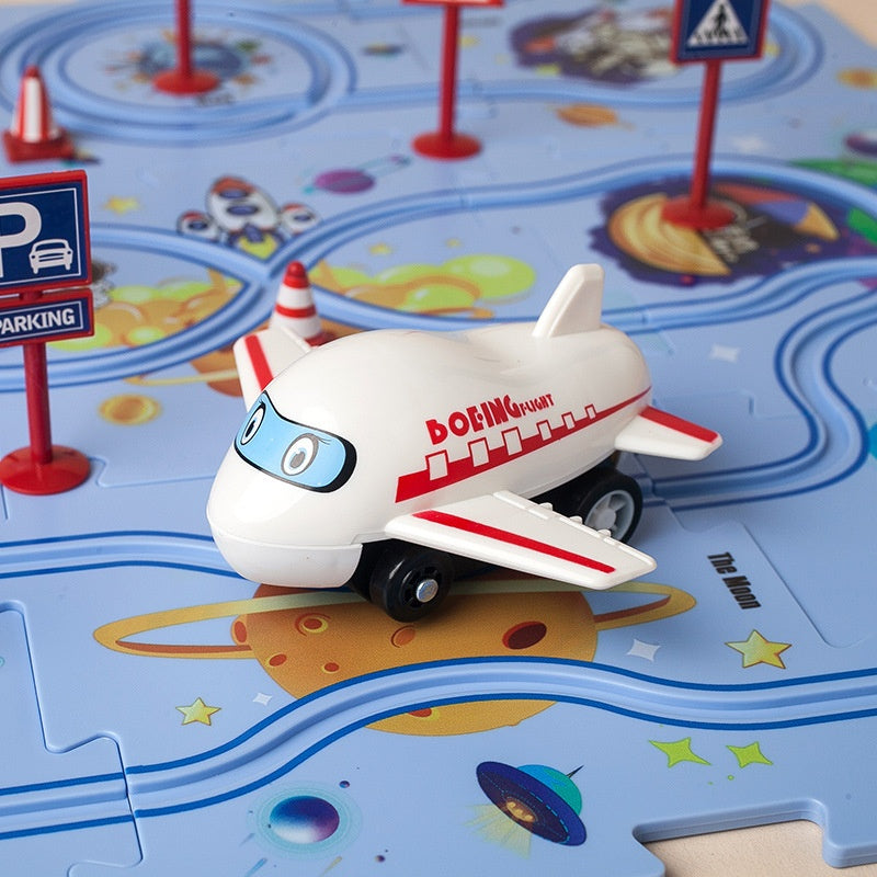 "Endless fun: Puzzle Track Cars for imaginative play. Build, race, and explore creativity effortlessly!" image 4
