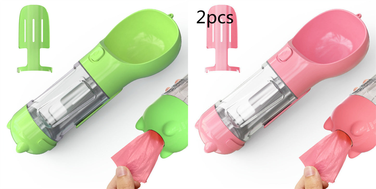 Pet Water Bottle Feeder Bowl Garbage