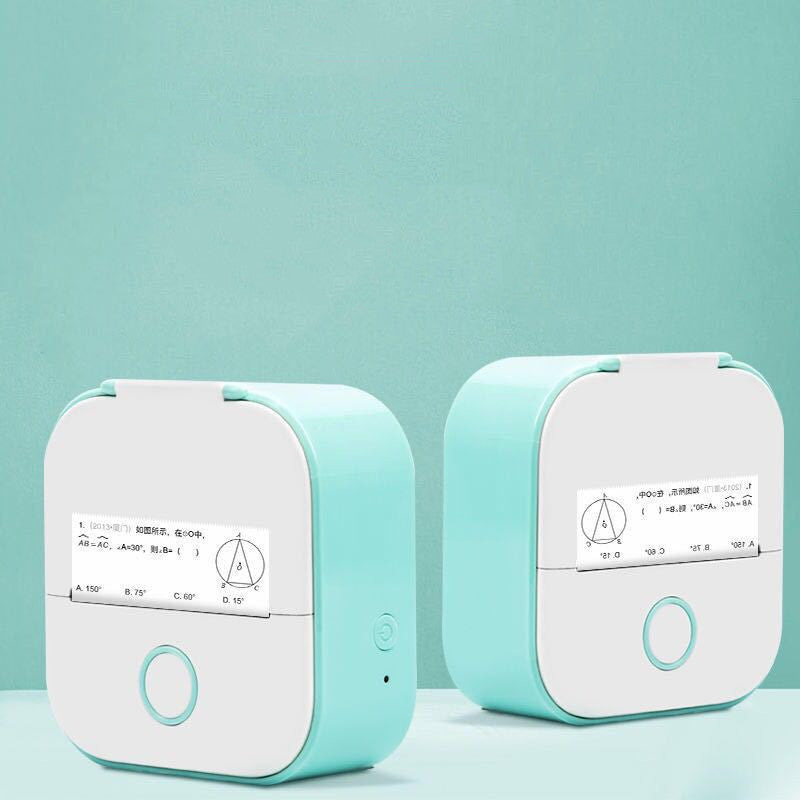 "Portable Mini Thermal Label Printer, Zebra Printer, Home Photo Printer for versatile and efficient printing."