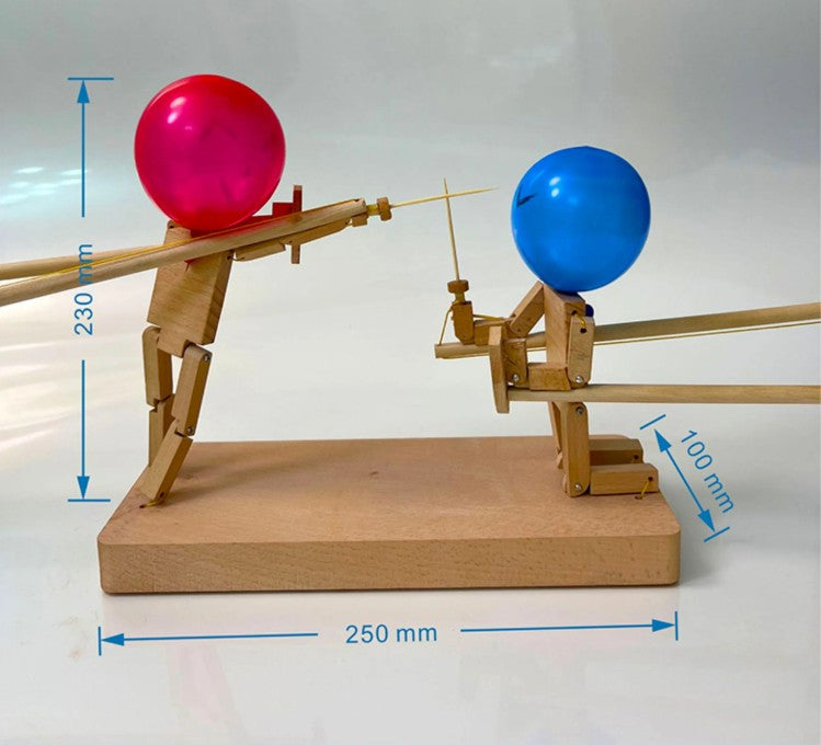 "Experience intense fun with our Wooden Bots Battle, a 2-player Pop The Balloon Fight Game."