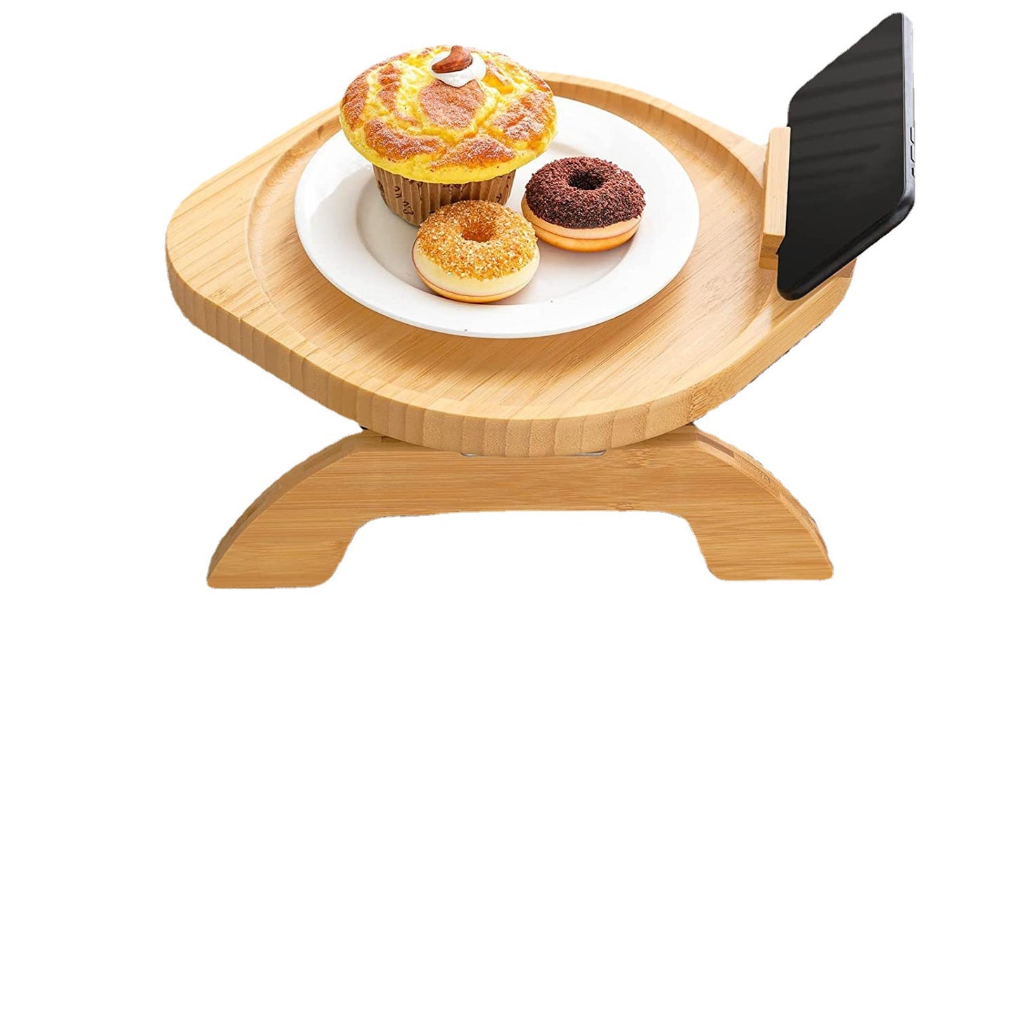 "Upgrade your space with our Non-Slip Wooden Table Couch Tray – a functional blend of style and convenience."