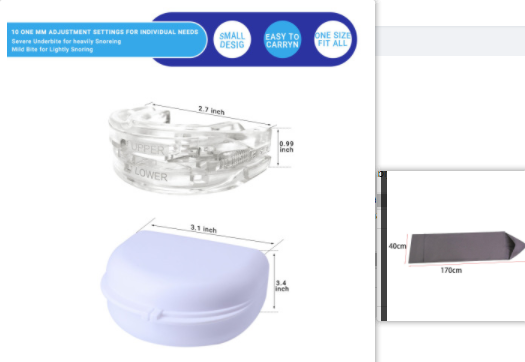 Combat snoring with our Adjustable Braces Mouthpiece—max comfort, minimal noise for a restful night's sleep! image 10