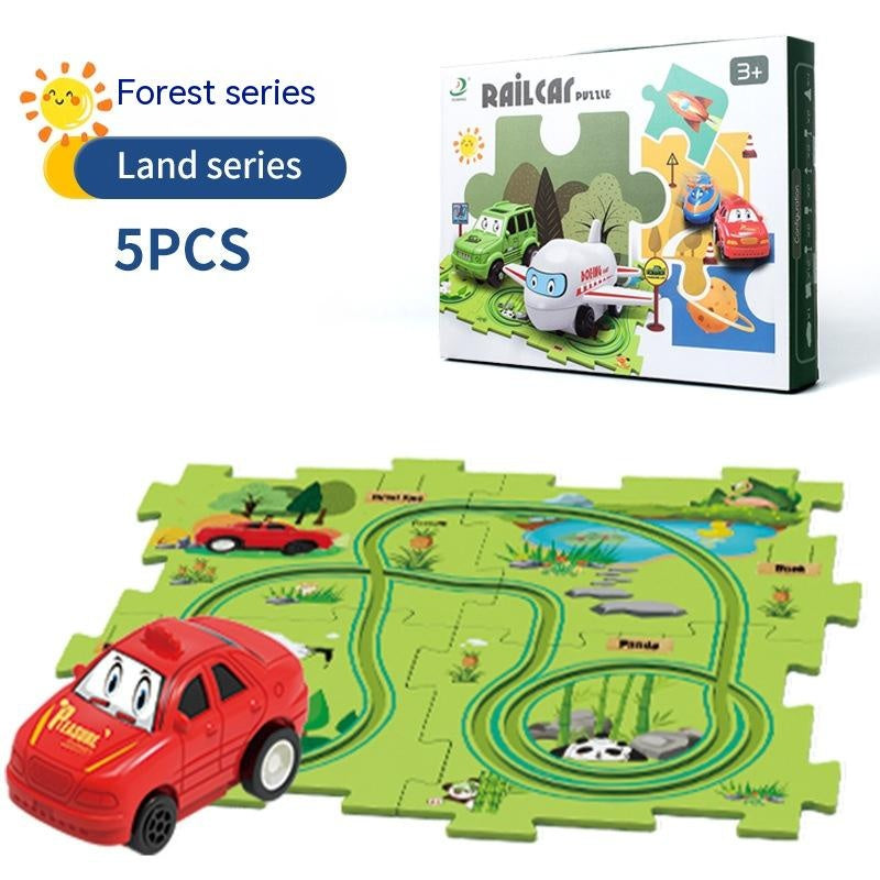 "Endless fun: Puzzle Track Cars for imaginative play. Build, race, and explore creativity effortlessly!" image 7