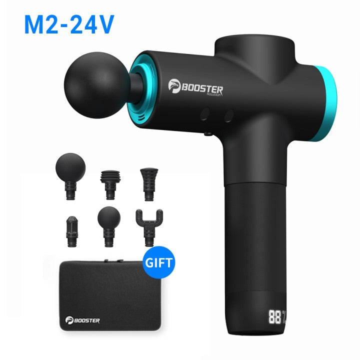 BOOSTER M2-12V LCD Display Massage Gun Professional Deep Muscle Massager