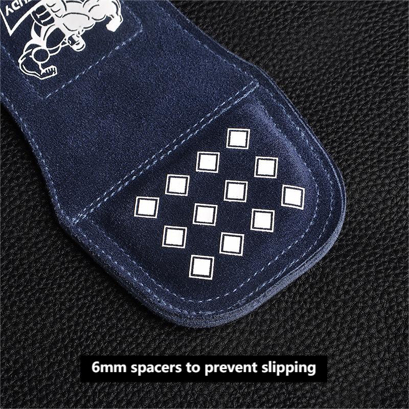 New Leather Gym Gloves Pull-ups Lifting Gymnastic Crossfit Anti-Skid Belt