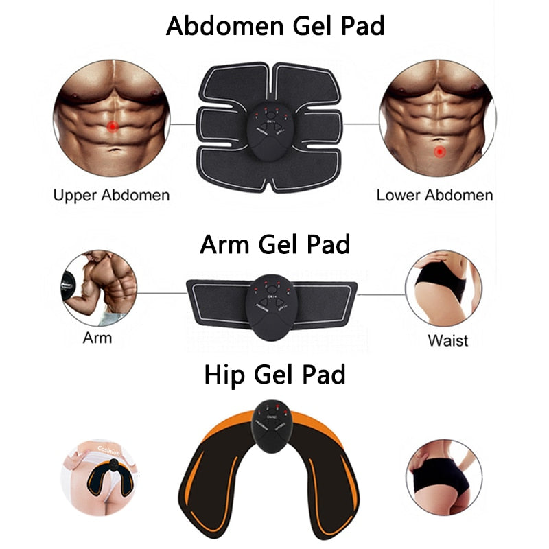 EMS Hip Muscle Stimulator Fitness Lifting Buttock Abdominal Arms Legs Trainer