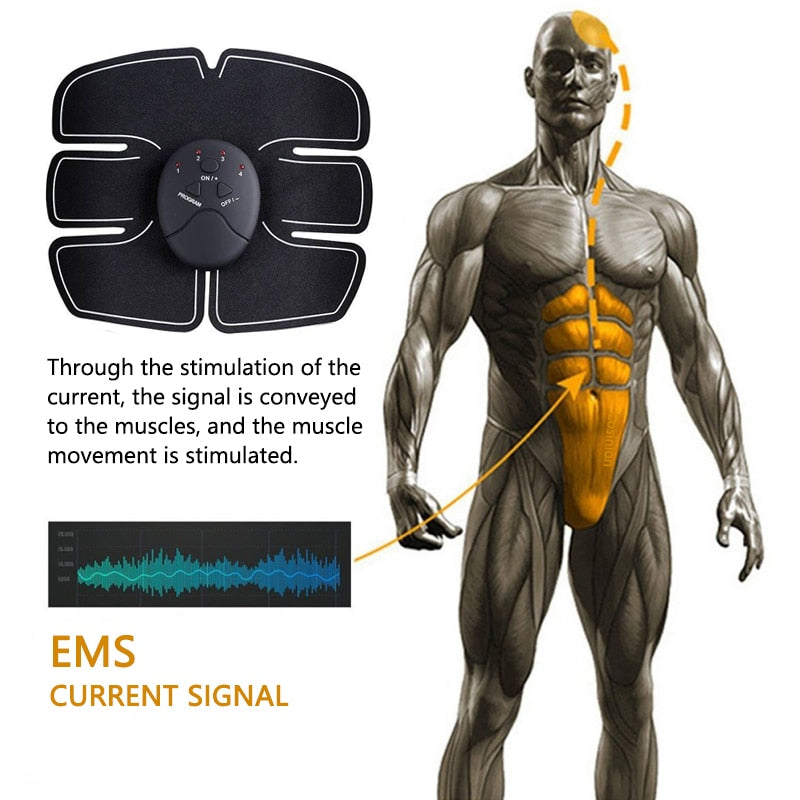EMS Hip Muscle Stimulator Fitness Lifting Buttock Abdominal Arms Legs Trainer
