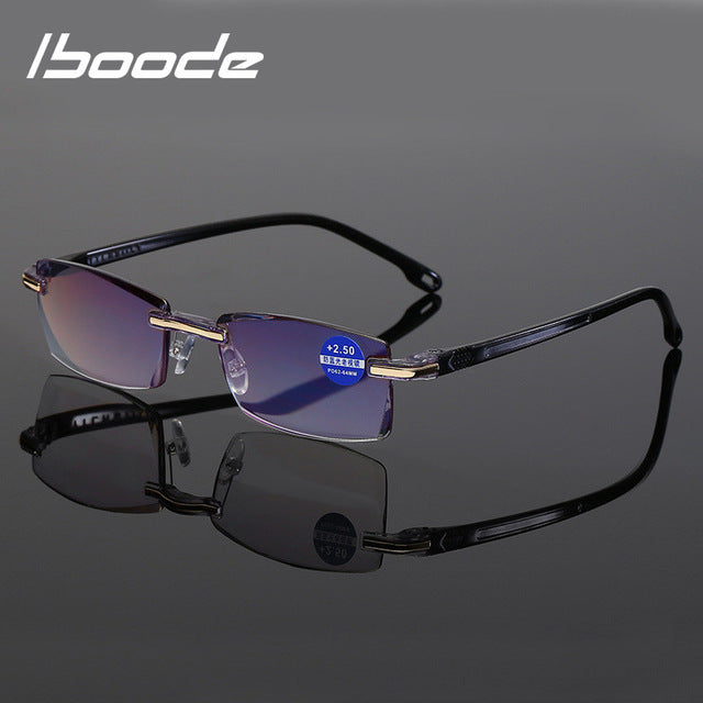 seemfly Reading Glasses Men Anti Blue Rays Presbyopia Goggles