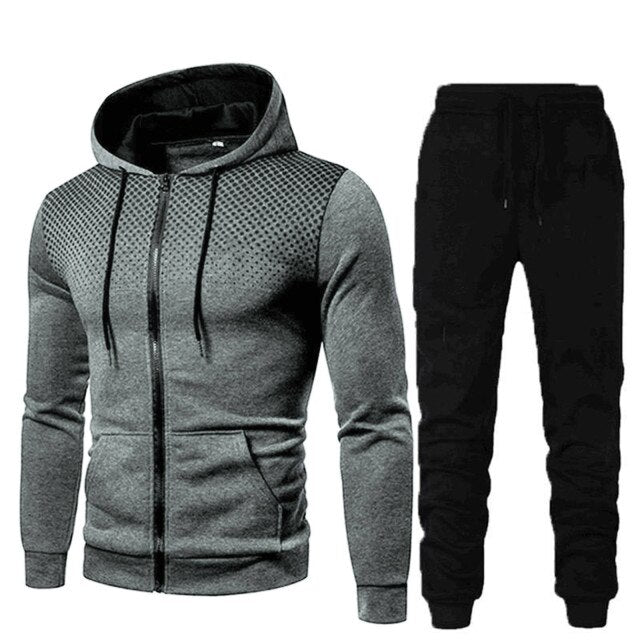 Men Sweatshirt+Pants Pullover Hoodie