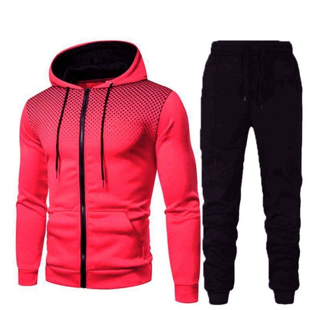 Men Sweatshirt+Pants Pullover Hoodie