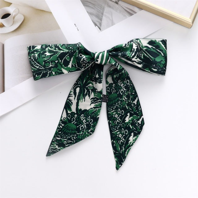 2022 New Designer Long Skinny Bag Handle Ribbon Scarf Women Luxury Elegant