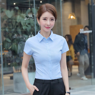 Women Cotton Shirts Women White Shirt Long Sleeve Blouse