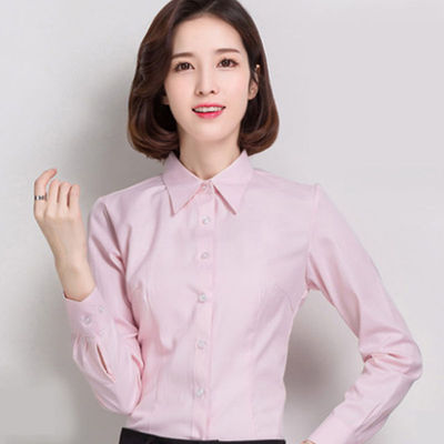 Women Cotton Shirts Women White Shirt Long Sleeve Blouse