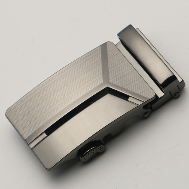 Fashion Men's Business Alloy Automatic Buckle Unique Men Plaque Belt Buckles for 3.5cm Ratchet Men Apparel Accessories luxury
