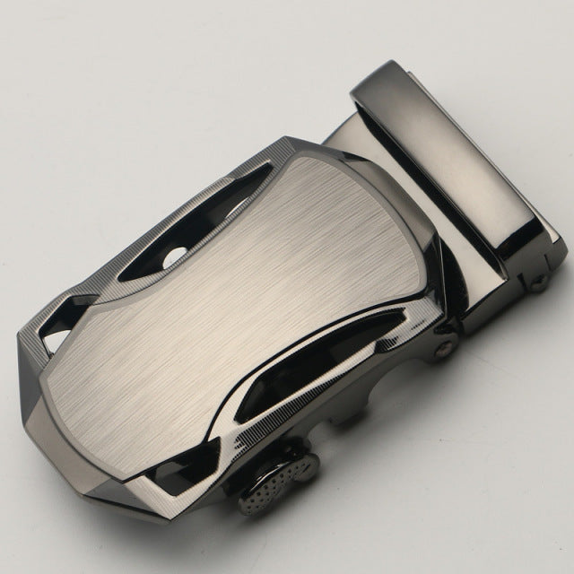 Fashion Men's Business Alloy Automatic Buckle Unique Men Plaque Belt Buckles for 3.5cm Ratchet Men Apparel Accessories luxury