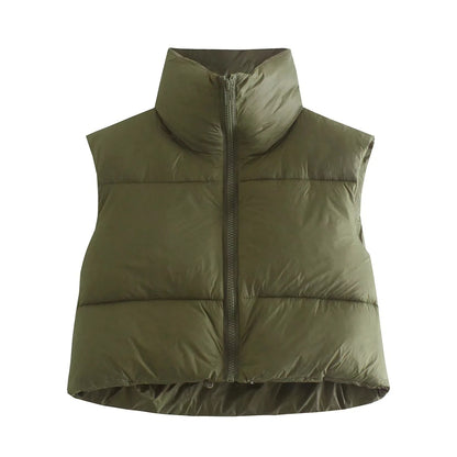 Chic puffer vests for warmth and style—available now in-store. image 11